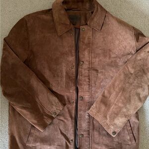 Pendleton Men's Tan Suede Shirt Jacket
